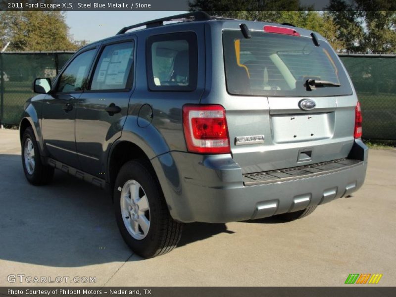 Steel Blue Metallic / Stone 2011 Ford Escape XLS