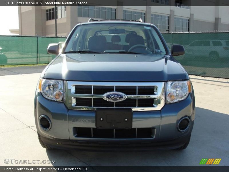 Steel Blue Metallic / Stone 2011 Ford Escape XLS