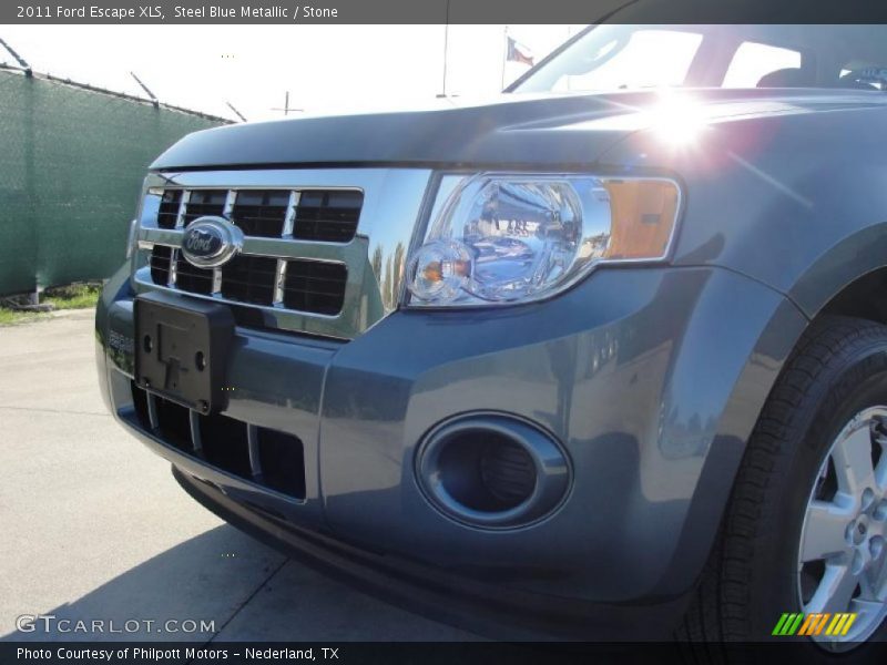 Steel Blue Metallic / Stone 2011 Ford Escape XLS