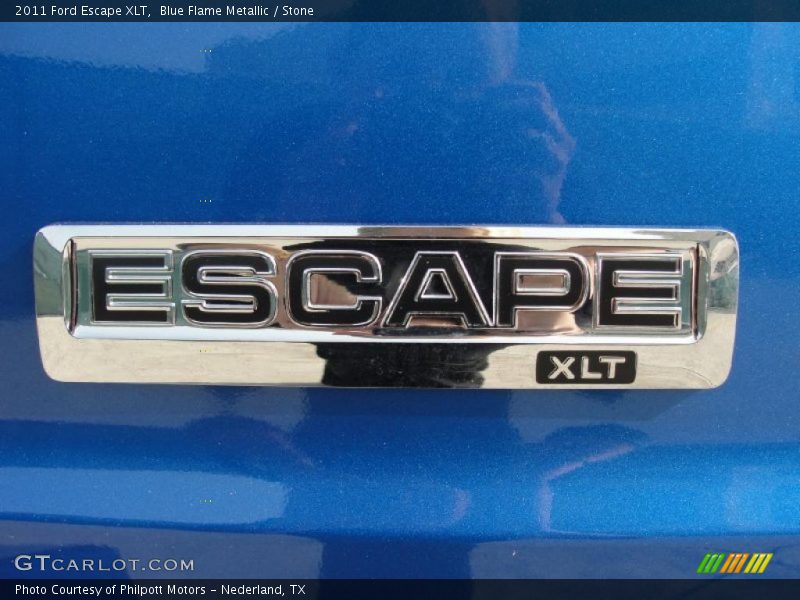 Blue Flame Metallic / Stone 2011 Ford Escape XLT