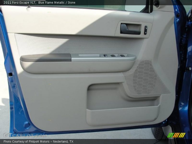 Blue Flame Metallic / Stone 2011 Ford Escape XLT