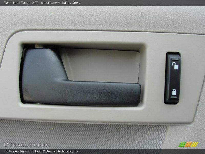 Blue Flame Metallic / Stone 2011 Ford Escape XLT