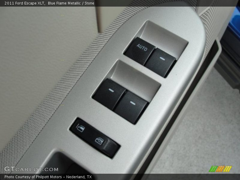 Blue Flame Metallic / Stone 2011 Ford Escape XLT