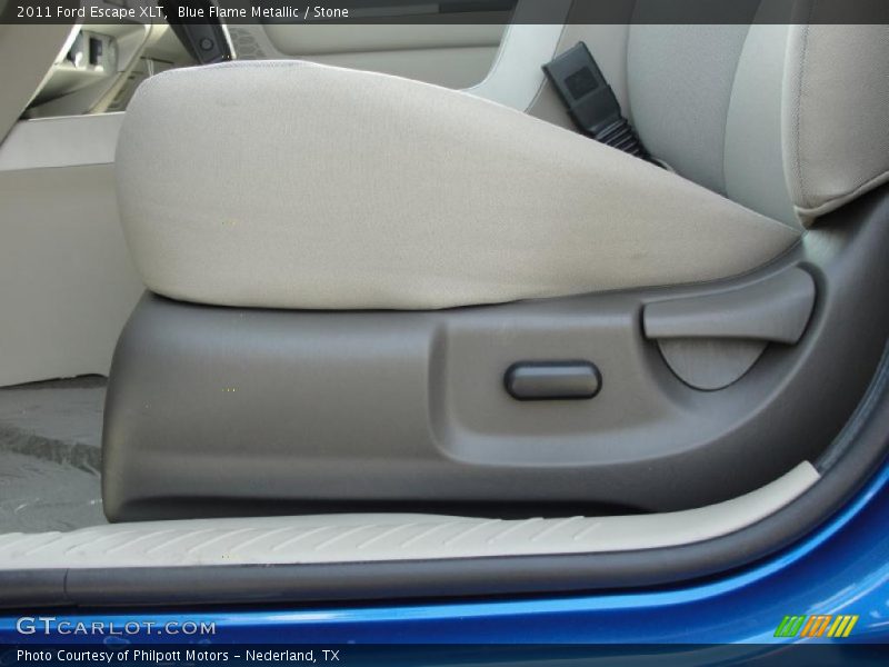 Blue Flame Metallic / Stone 2011 Ford Escape XLT