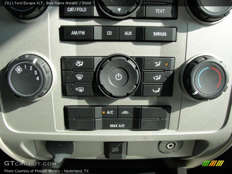 Blue Flame Metallic / Stone 2011 Ford Escape XLT