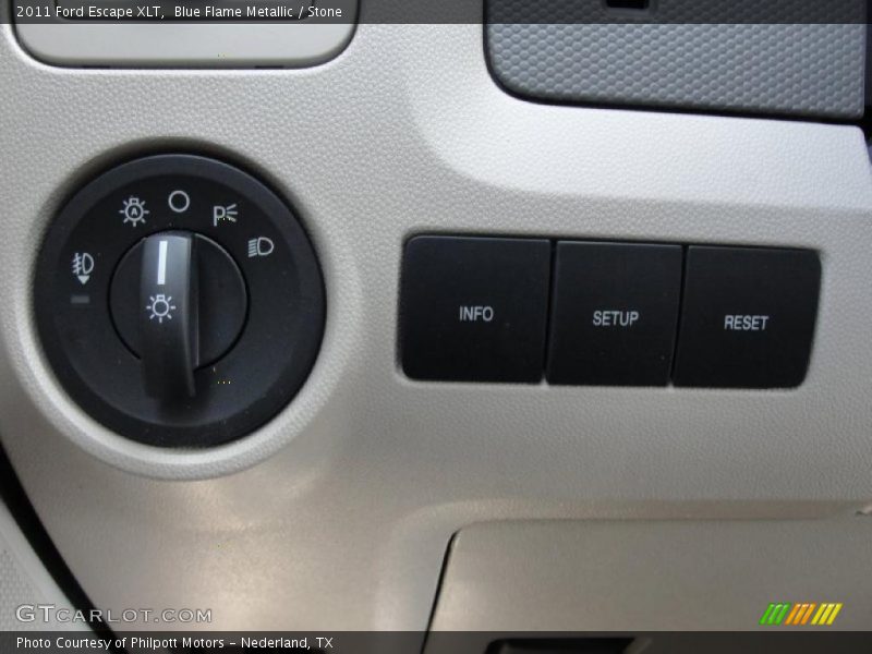 Blue Flame Metallic / Stone 2011 Ford Escape XLT