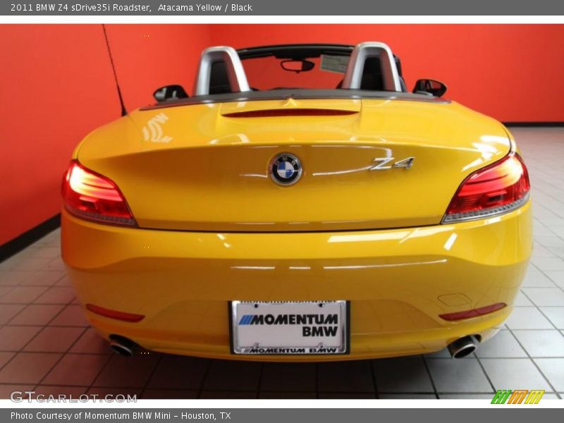 Atacama Yellow / Black 2011 BMW Z4 sDrive35i Roadster