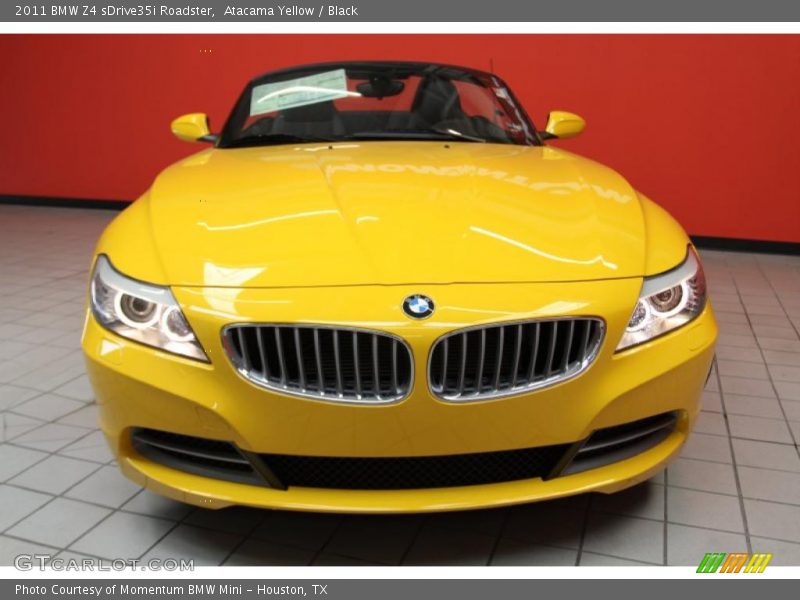 Atacama Yellow / Black 2011 BMW Z4 sDrive35i Roadster