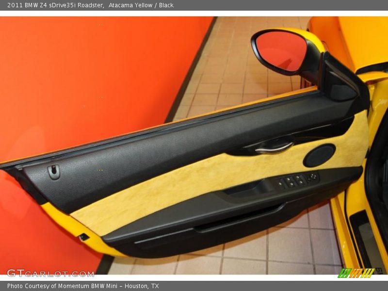 Atacama Yellow / Black 2011 BMW Z4 sDrive35i Roadster