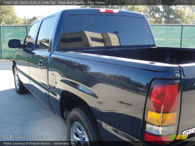 Deep Blue Metallic / Dark Pewter 2006 GMC Sierra 1500 SL Crew Cab