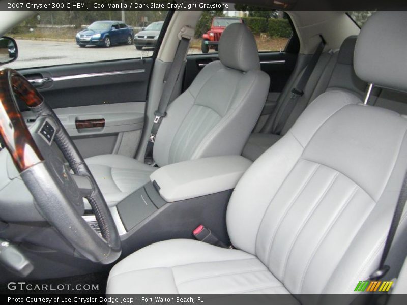 Cool Vanilla / Dark Slate Gray/Light Graystone 2007 Chrysler 300 C HEMI