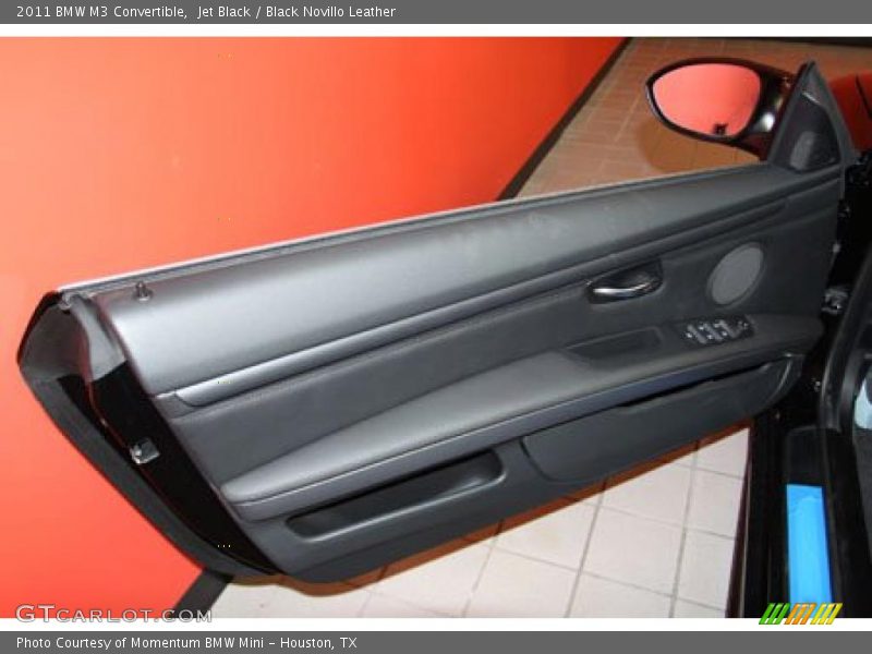 Jet Black / Black Novillo Leather 2011 BMW M3 Convertible