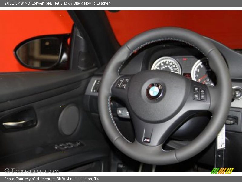Jet Black / Black Novillo Leather 2011 BMW M3 Convertible