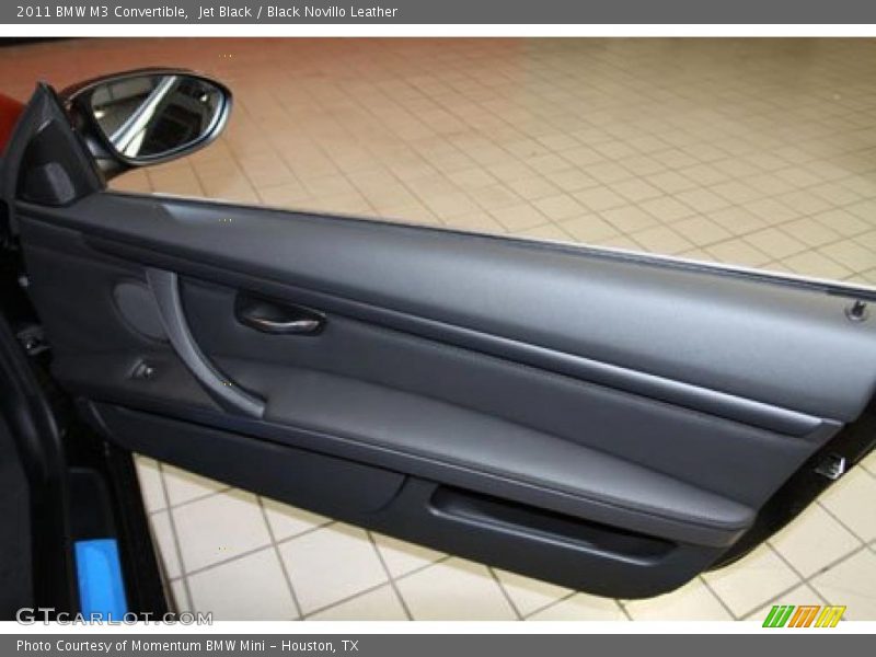 Jet Black / Black Novillo Leather 2011 BMW M3 Convertible