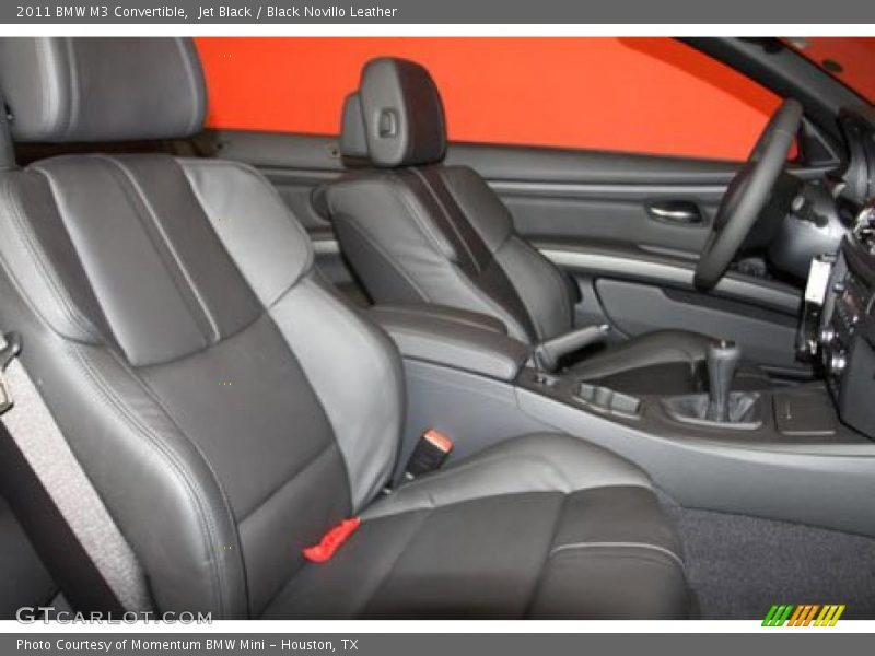 Jet Black / Black Novillo Leather 2011 BMW M3 Convertible