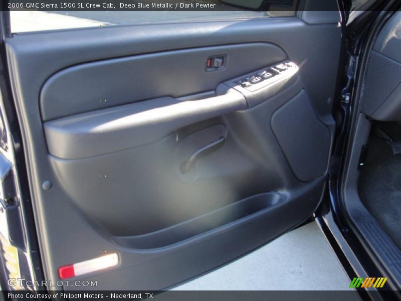 Deep Blue Metallic / Dark Pewter 2006 GMC Sierra 1500 SL Crew Cab