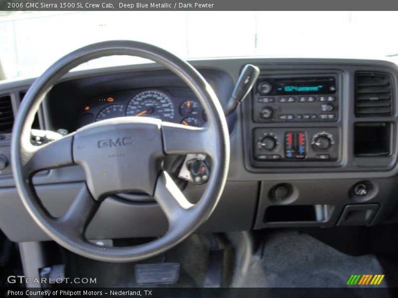 Deep Blue Metallic / Dark Pewter 2006 GMC Sierra 1500 SL Crew Cab
