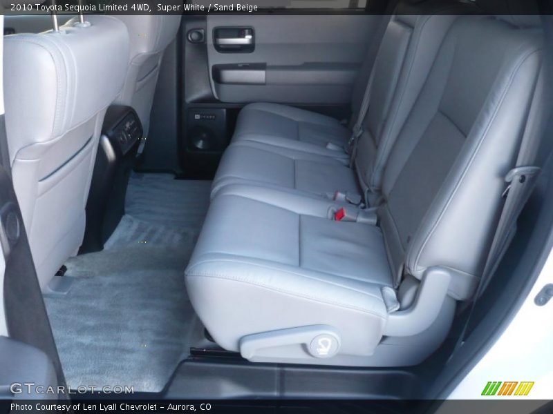 Super White / Sand Beige 2010 Toyota Sequoia Limited 4WD