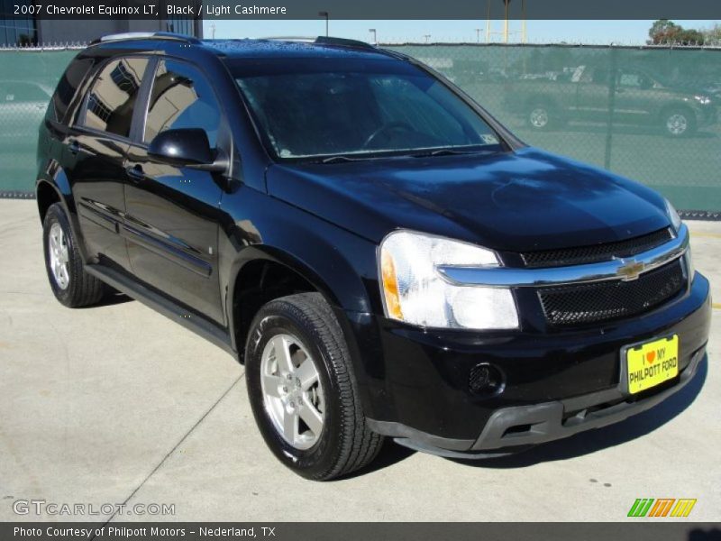 Black / Light Cashmere 2007 Chevrolet Equinox LT