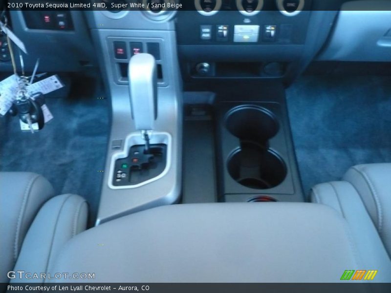 Super White / Sand Beige 2010 Toyota Sequoia Limited 4WD