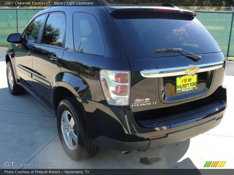 Black / Light Cashmere 2007 Chevrolet Equinox LT