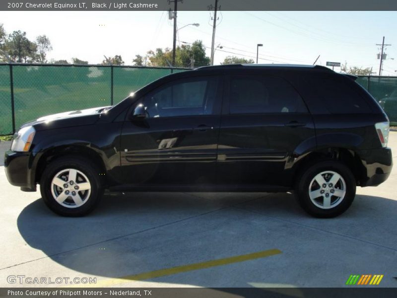 Black / Light Cashmere 2007 Chevrolet Equinox LT
