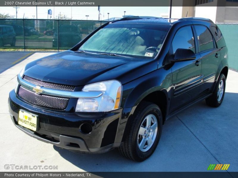 Black / Light Cashmere 2007 Chevrolet Equinox LT