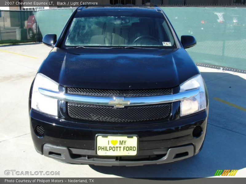 Black / Light Cashmere 2007 Chevrolet Equinox LT