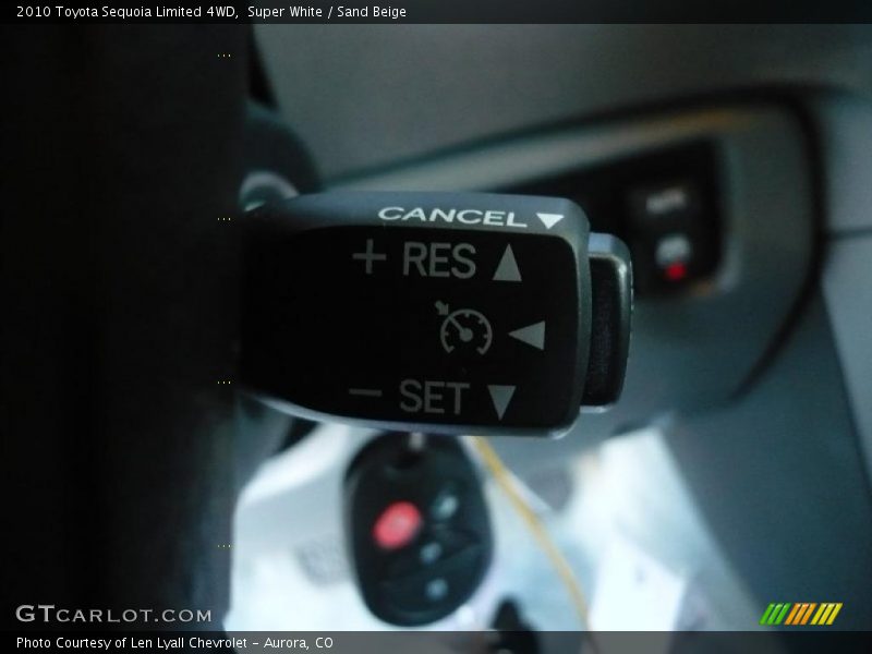 Super White / Sand Beige 2010 Toyota Sequoia Limited 4WD