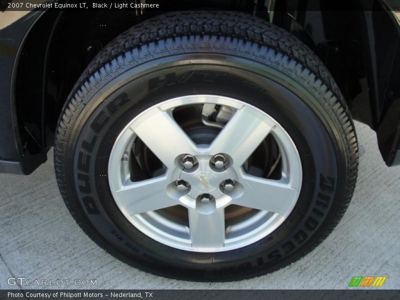 Black / Light Cashmere 2007 Chevrolet Equinox LT