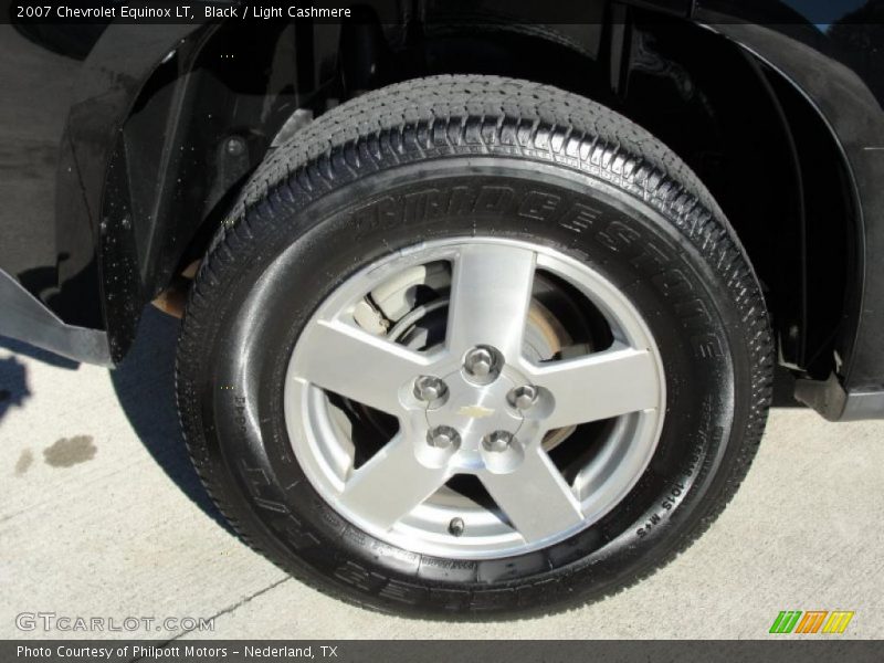 Black / Light Cashmere 2007 Chevrolet Equinox LT