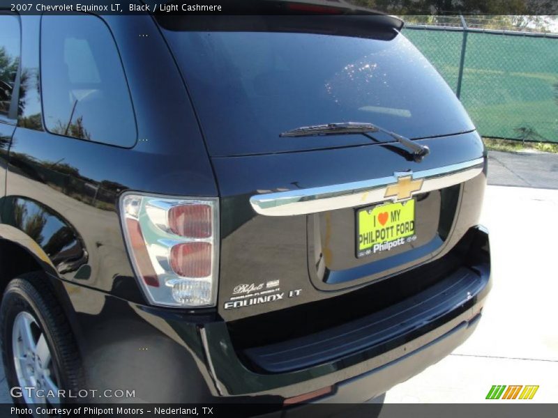 Black / Light Cashmere 2007 Chevrolet Equinox LT