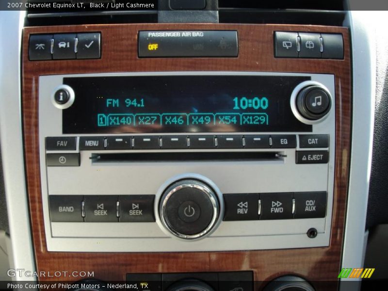 Black / Light Cashmere 2007 Chevrolet Equinox LT