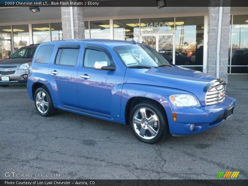 Blue Flash Metallic / Ebony 2009 Chevrolet HHR LT