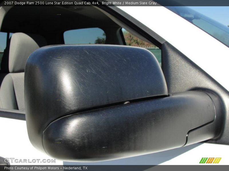 Bright White / Medium Slate Gray 2007 Dodge Ram 2500 Lone Star Edition Quad Cab 4x4
