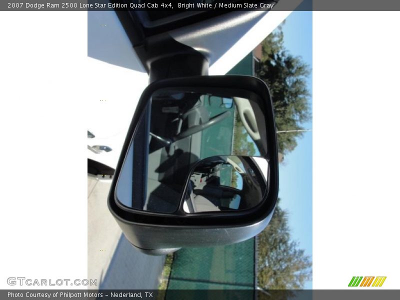 Bright White / Medium Slate Gray 2007 Dodge Ram 2500 Lone Star Edition Quad Cab 4x4