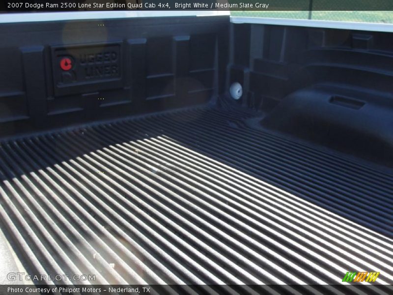Bright White / Medium Slate Gray 2007 Dodge Ram 2500 Lone Star Edition Quad Cab 4x4
