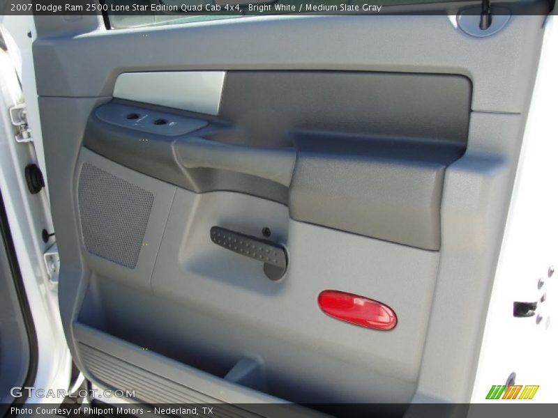 Bright White / Medium Slate Gray 2007 Dodge Ram 2500 Lone Star Edition Quad Cab 4x4