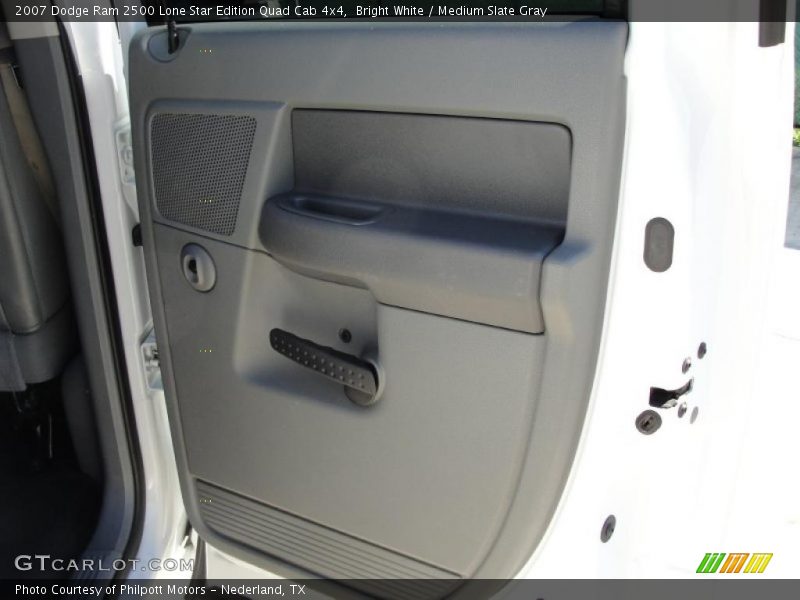Bright White / Medium Slate Gray 2007 Dodge Ram 2500 Lone Star Edition Quad Cab 4x4