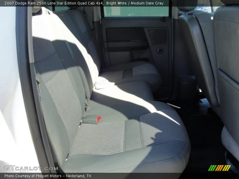 Bright White / Medium Slate Gray 2007 Dodge Ram 2500 Lone Star Edition Quad Cab 4x4