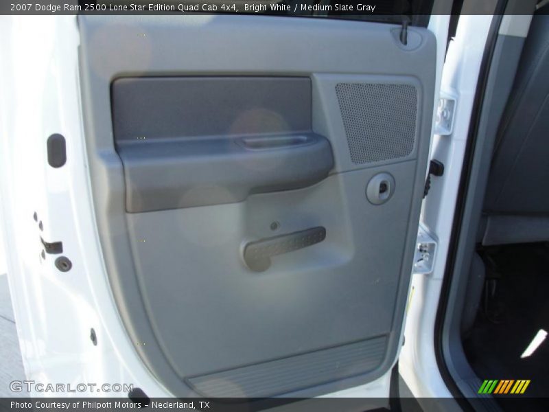 Bright White / Medium Slate Gray 2007 Dodge Ram 2500 Lone Star Edition Quad Cab 4x4