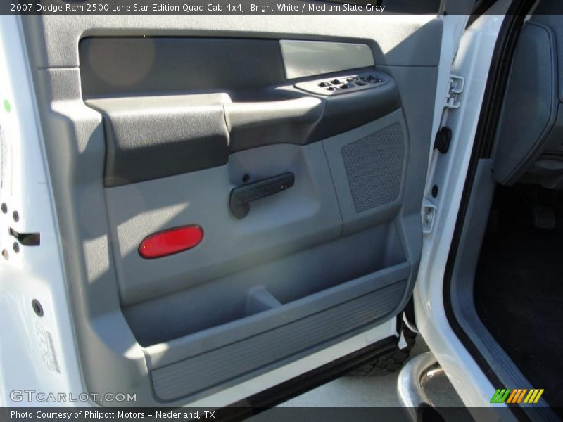 Bright White / Medium Slate Gray 2007 Dodge Ram 2500 Lone Star Edition Quad Cab 4x4