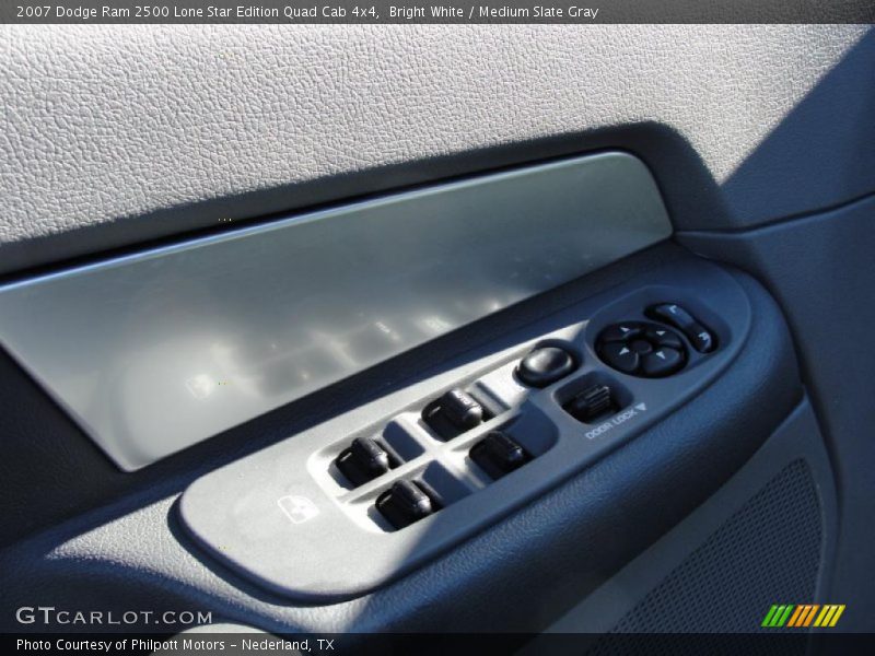 Bright White / Medium Slate Gray 2007 Dodge Ram 2500 Lone Star Edition Quad Cab 4x4
