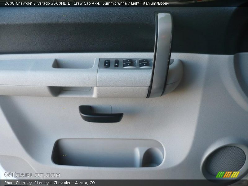 Summit White / Light Titanium/Ebony 2008 Chevrolet Silverado 3500HD LT Crew Cab 4x4