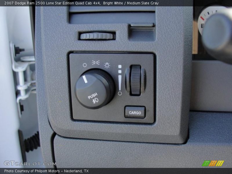Bright White / Medium Slate Gray 2007 Dodge Ram 2500 Lone Star Edition Quad Cab 4x4