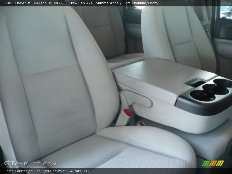 Summit White / Light Titanium/Ebony 2008 Chevrolet Silverado 3500HD LT Crew Cab 4x4