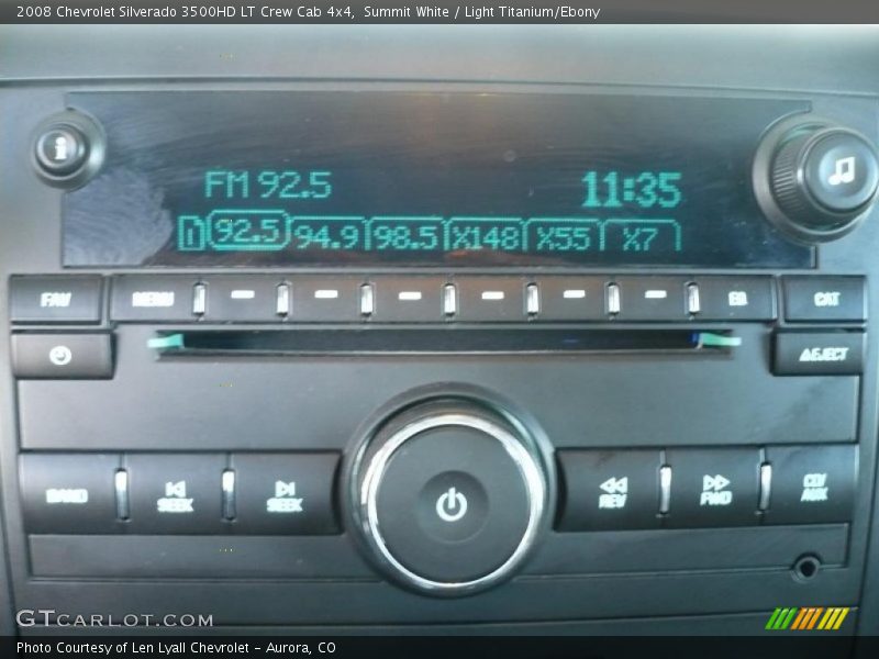 Controls of 2008 Silverado 3500HD LT Crew Cab 4x4