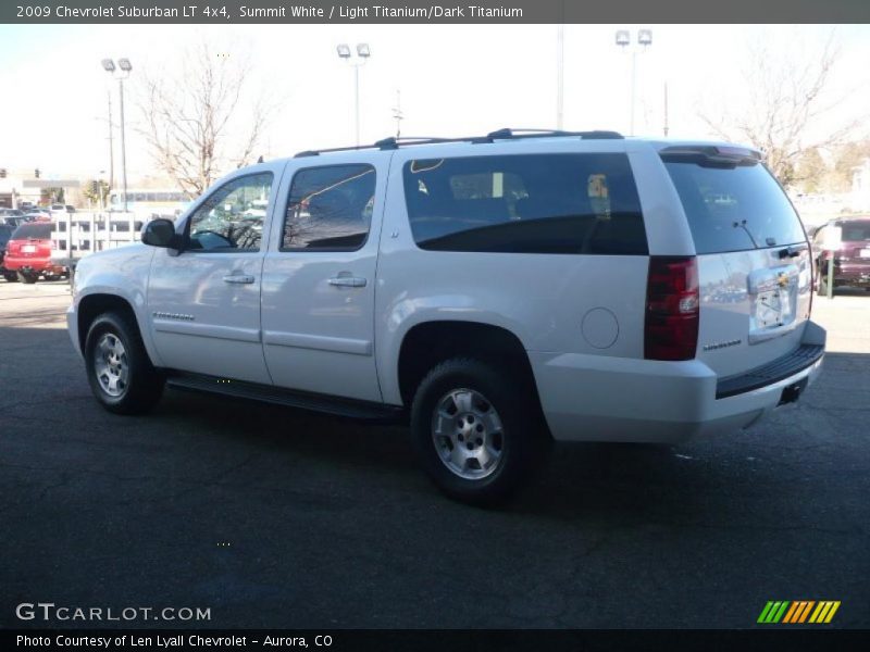 Summit White / Light Titanium/Dark Titanium 2009 Chevrolet Suburban LT 4x4