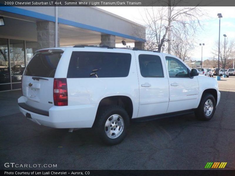 Summit White / Light Titanium/Dark Titanium 2009 Chevrolet Suburban LT 4x4