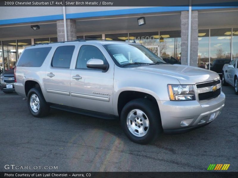 Silver Birch Metallic / Ebony 2009 Chevrolet Suburban LT 4x4